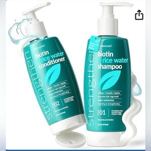 ArtNaturals Strengthen BIOTIN & Rice Water shampoo and conditioner set - NEW